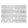 Tablice grafomotoryczne szlaczki metoda Montessori nauka pisania 8szt