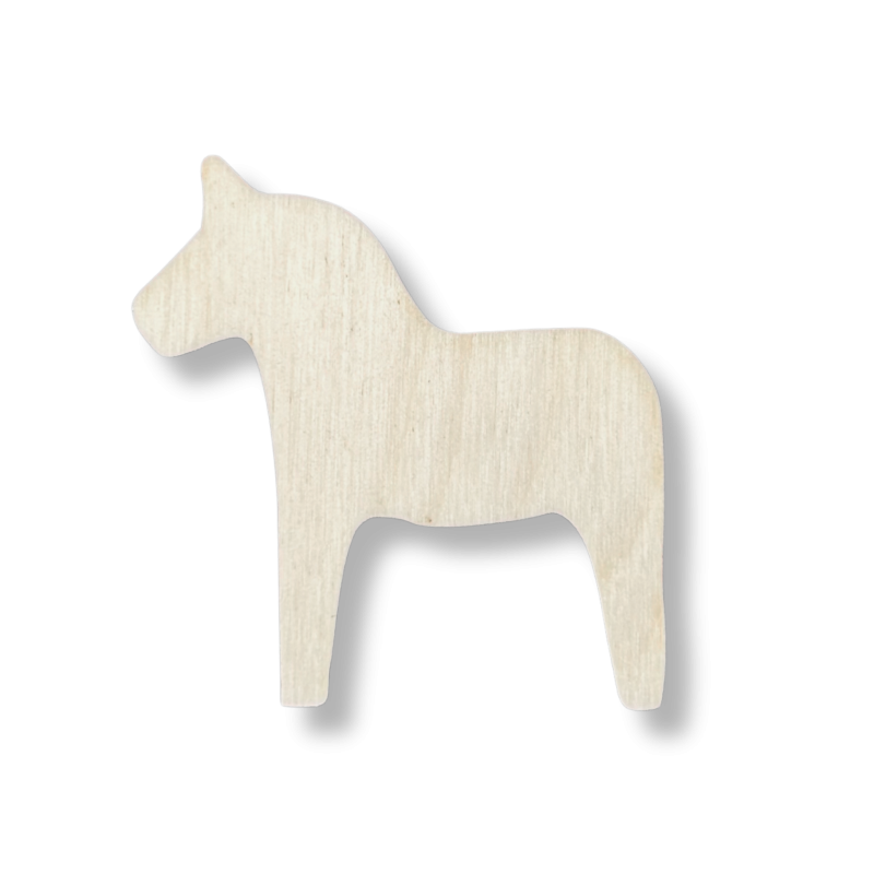 Drewniany dekor ze sklejki KOŃ KONIK decoupage drewniane zwierzątka