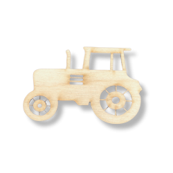 Drewniany dekor ze sklejki TRAKTOR decoupage CIĄGNIK