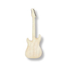 Drewniany dekor ze sklejki GITARA ELEKTRYCZNA decoupage drewniane instrumenty