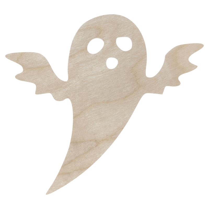 Drewniany DUCH DUSZEK HALLOWEEN MAŁY 2 dekor decoupage ozdoba ze sklejki