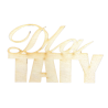 Drewniany napis Dla TATY dzień ojca scrapki 1szt