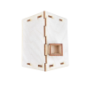 Drewniany dom domek lampion latarenka ze sklejki 3D ozdoba decoupage dekor