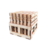 Drewniana podkładka podkładki podstawka pod kubek decoupage paleta sklejka