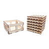 Drewniana podkładka podkładki podstawka pod kubek decoupage paleta sklejka